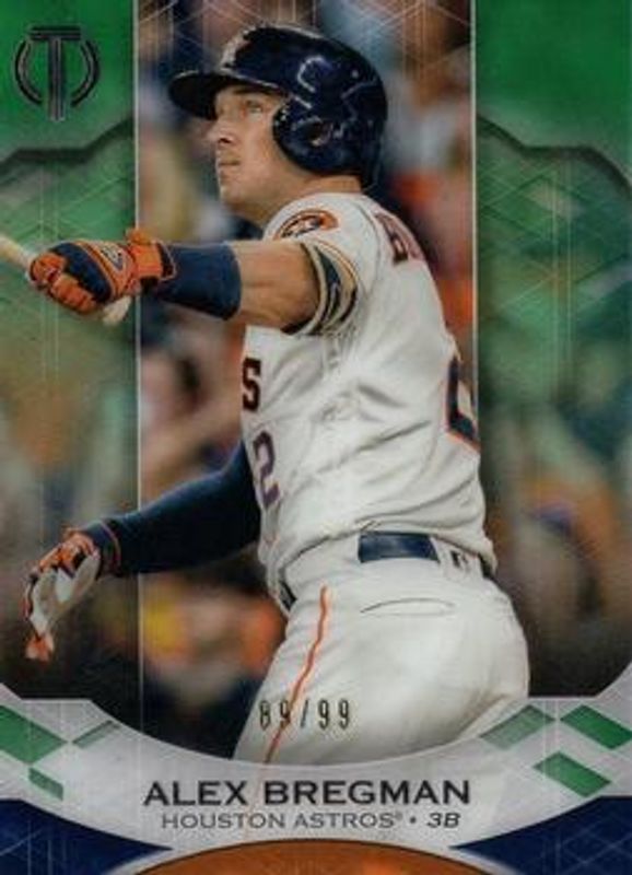 Alex Bregman 2019 Topps Tribute #46 Green /99 RAW