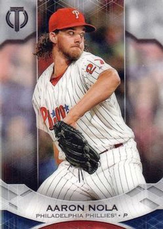 Aaron Nola 2019 Topps Tribute #63 Base RAW