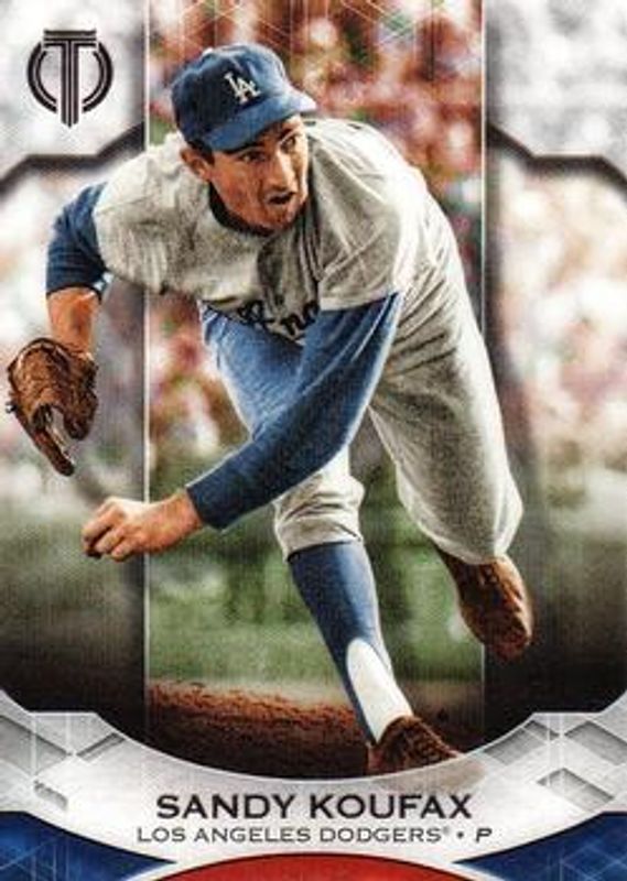 Sandy Koufax 2019 Topps Tribute #54 Base RAW