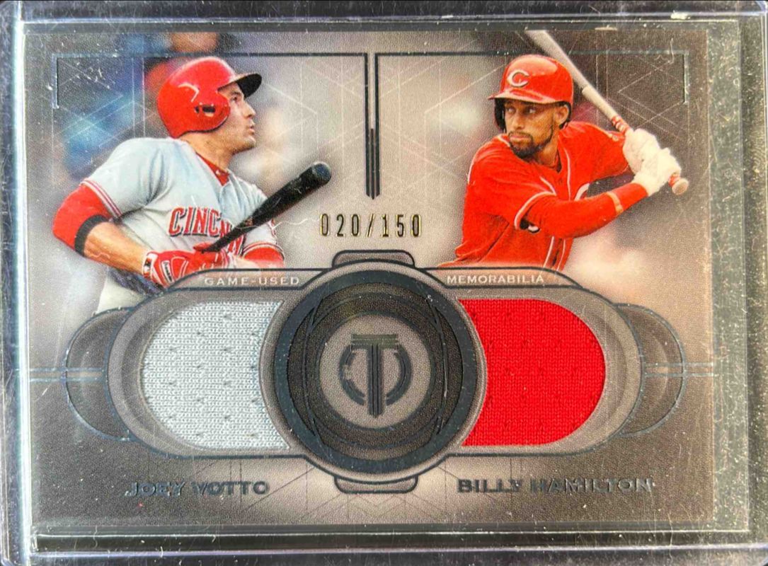 2019 Topps Tribute #DR-VH Dual Player Relics /150