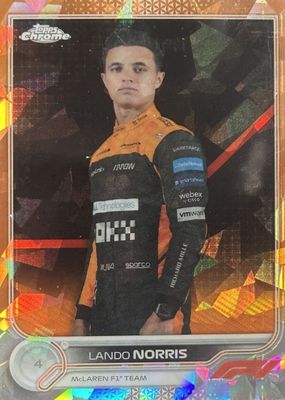 2022 Topps Chrome Formula 1 Sapphire Edition #33 Orange /25