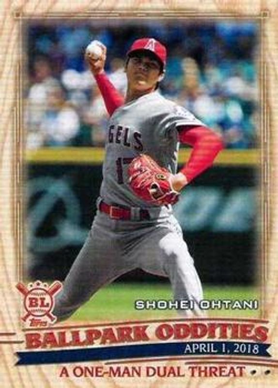Shohei Ohtani 2019 Topps Big League #BPO-3 Ballpark Oddities RAW