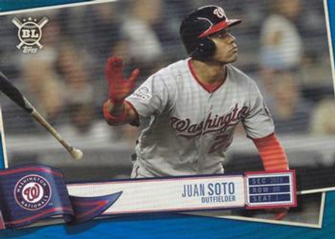 Juan Soto 2019 Topps Big League #125 Blue RAW