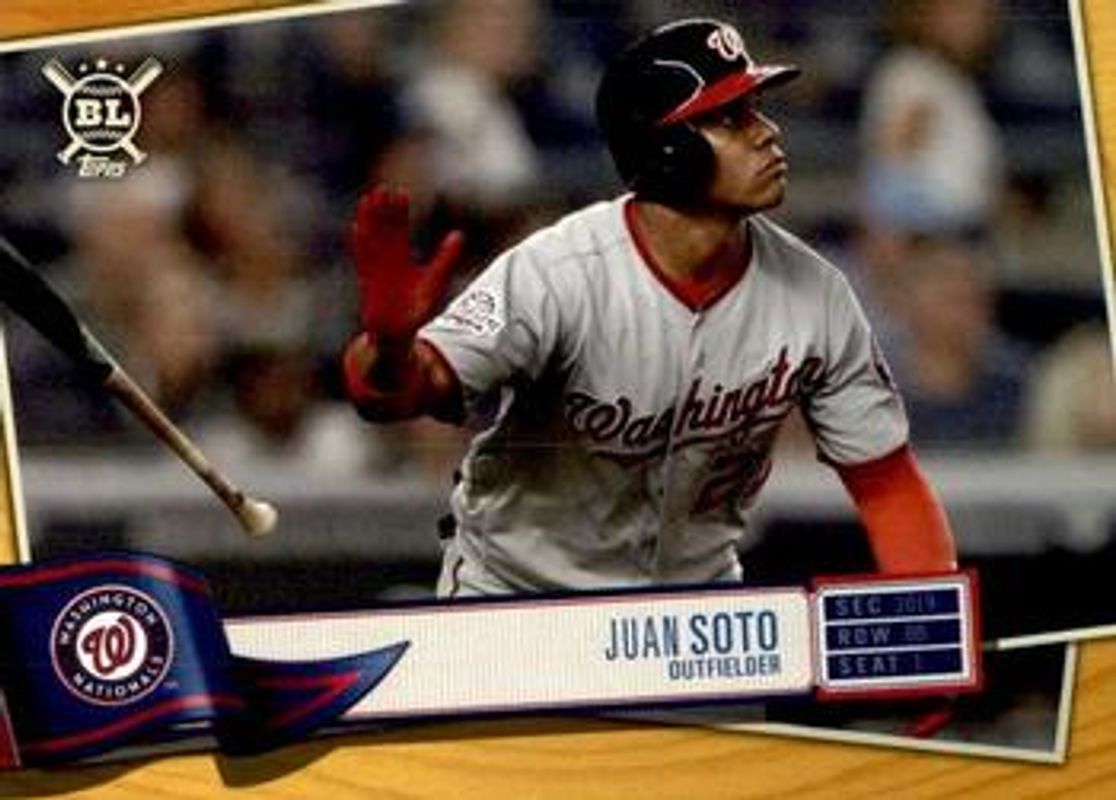 Juan Soto 2019 Topps Big League #125 Gold RAW