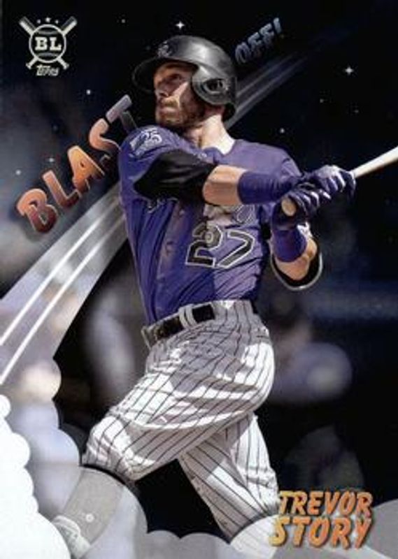 Trevor Story 2019 Topps Big League #BO-6 Blast Off! RAW
