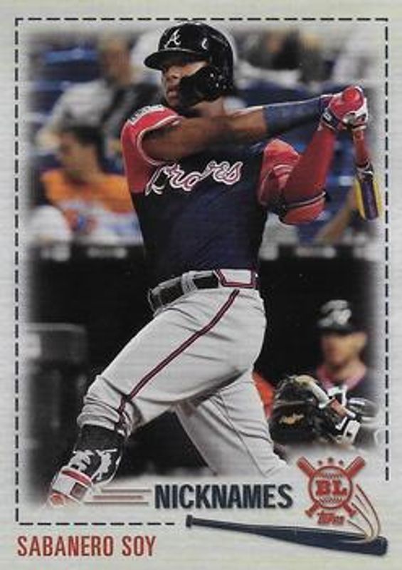 Ronald Acuna Jr. 2019 Topps Big League #PW-4 Players' Weekend Nicknames RAW