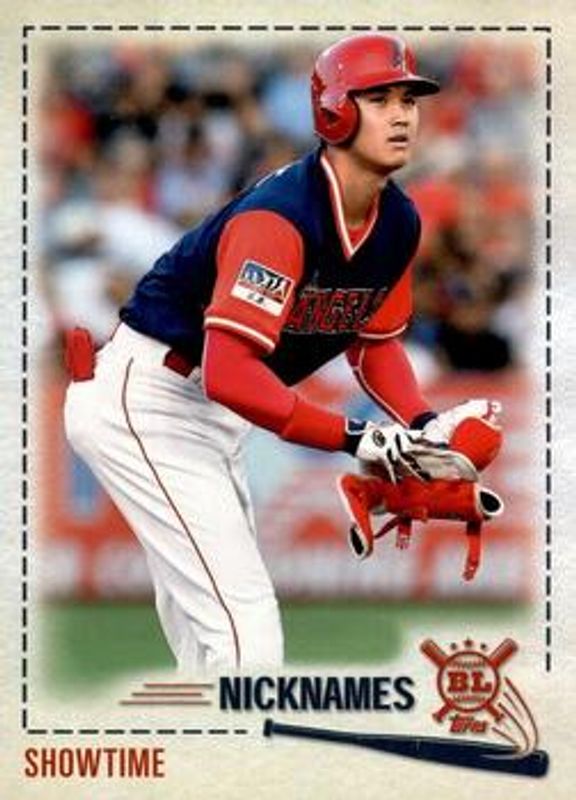 Shohei Ohtani 2019 Topps Big League #PW-1 Players' Weekend Nicknames RAW