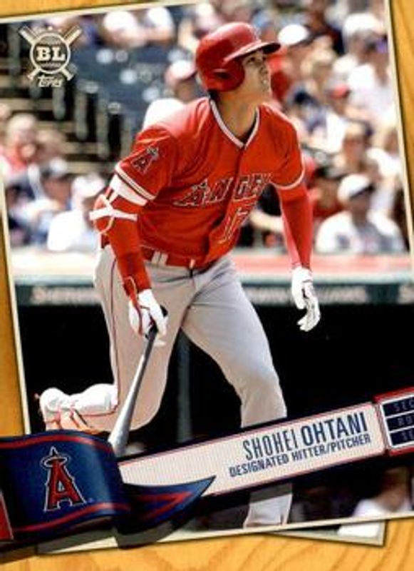 Shohei Ohtani 2019 Topps Big League #17 Gold RAW