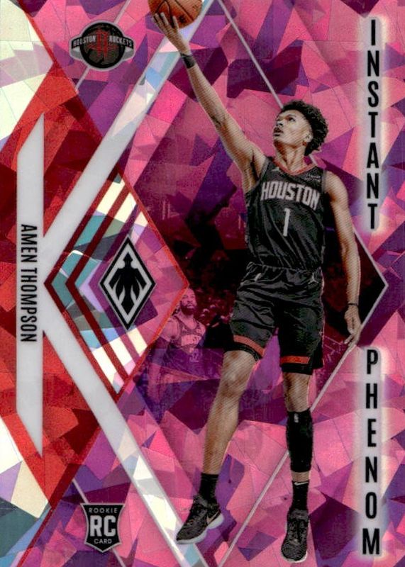 Amen Thompson 2023 Phoenix #22 Instant Phenom - Pink Ice /25 Rookie RAW