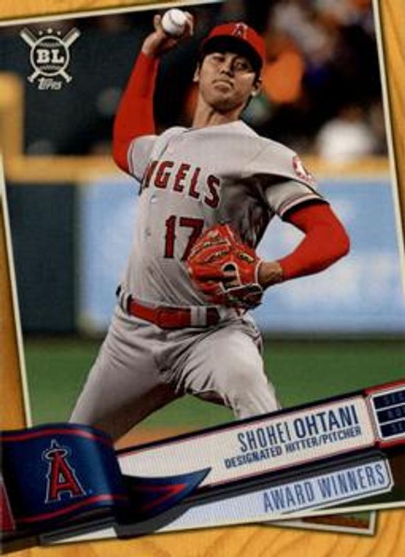 Shohei Ohtani 2019 Topps Big League #380 Gold RAW
