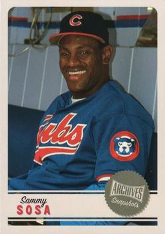 Sammy Sosa 2019 Topps Archives Snapshots #AS-SSO Base RAW
