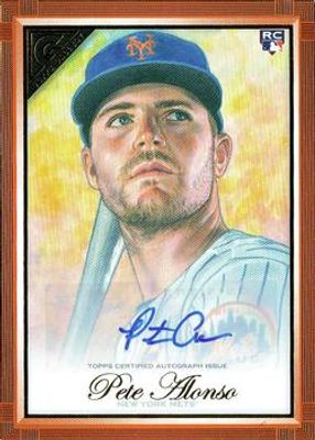 2019 Topps Gallery #24 Autographs - Orange /25