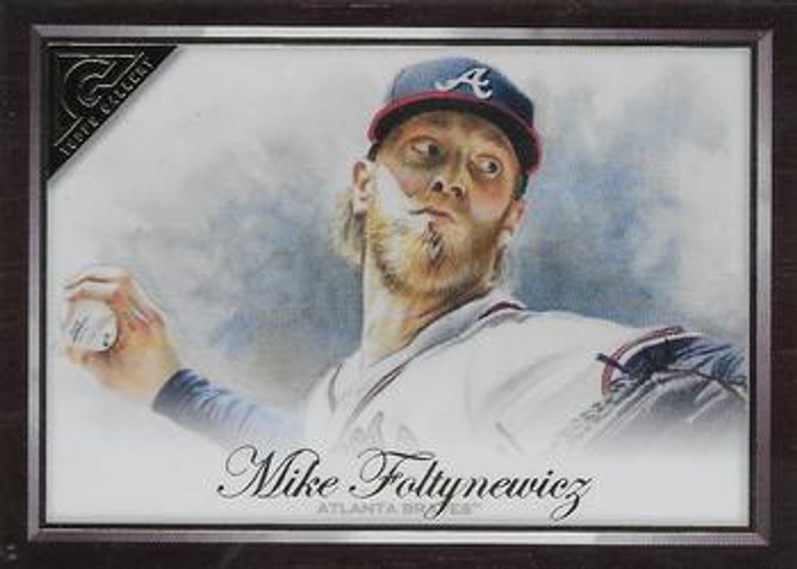 Mike Foltynewicz 2019 Topps Gallery #37 Wood RAW