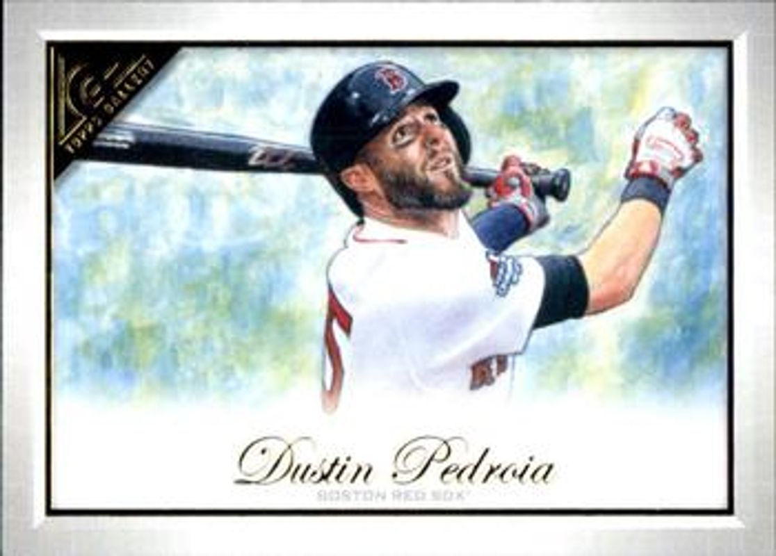 Dustin Pedroia 2019 Topps Gallery #141 Base RAW