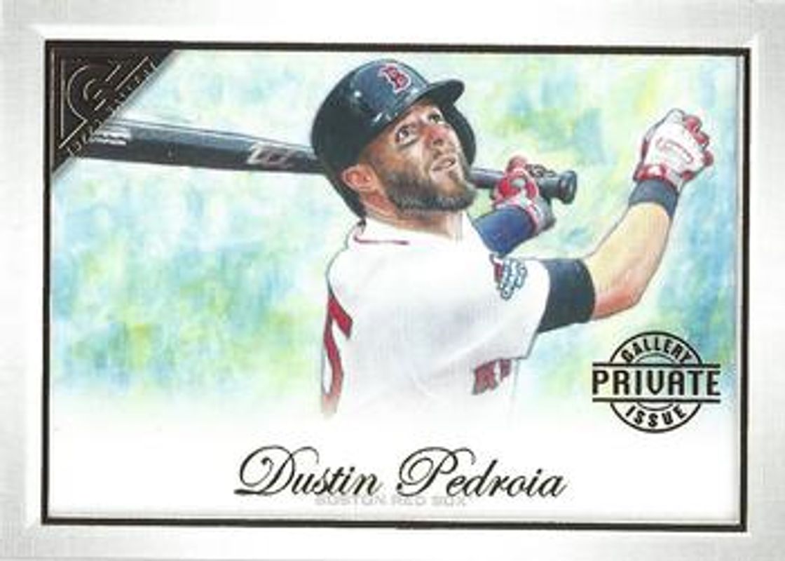 Dustin Pedroia 2019 Topps Gallery #141 Private Issue /250 RAW