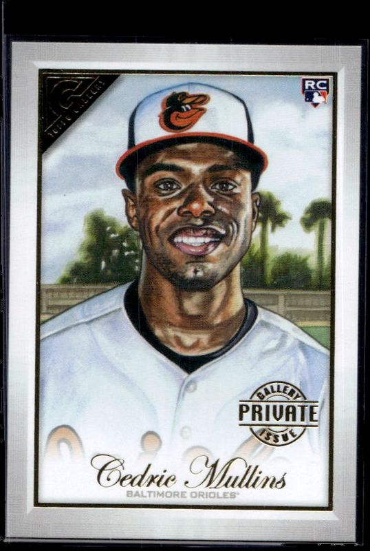Cedric Mullins 2019 Topps Gallery #96 Private Issue /250 Rookie RAW