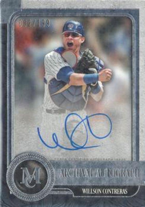 Willson Contreras 2019 Topps Museum Collection #AA-WC Archival Autographs /99 RAW