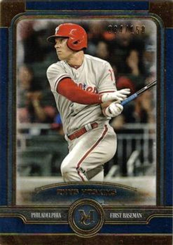 Rhys Hoskins 2019 Topps Museum Collection #72 Sapphire /150 RAW