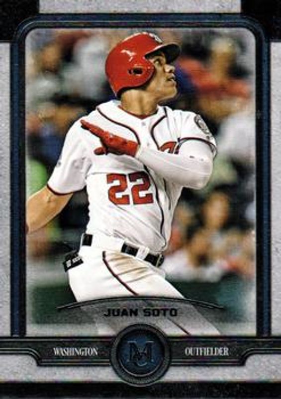 Juan Soto 2019 Topps Museum Collection #98 Base RAW