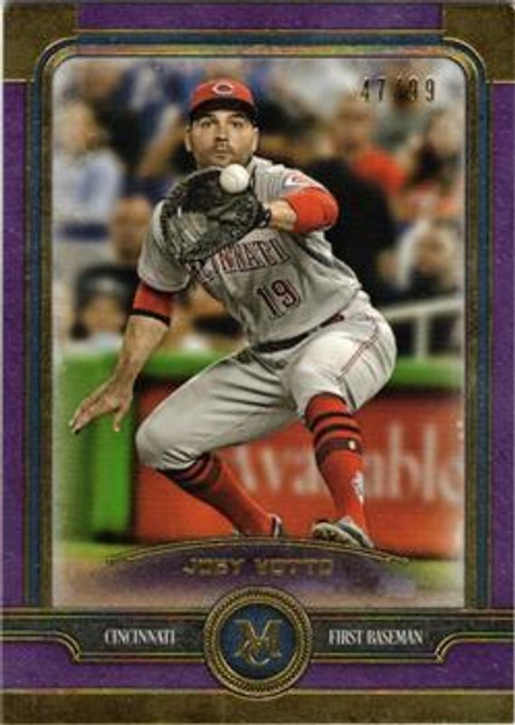 Joey Votto 2019 Topps Museum Collection #26 Amethyst /99 RAW