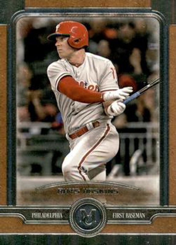 Rhys Hoskins 2019 Topps Museum Collection #72 Copper RAW