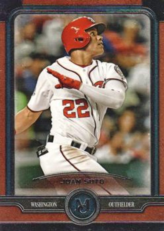 Juan Soto 2019 Topps Museum Collection #98 Copper RAW