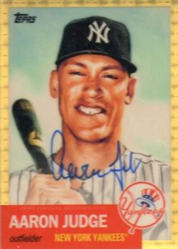 Aaron Judge 2019 Topps Transcendent #53S-AJ 1953 SuperFractor Autographs /1 RAW