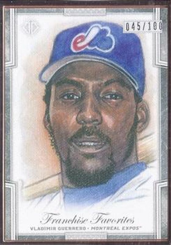 Vladimir Guerrero Sr. 2019 Topps Transcendent #FFR-VLG Franchise Favorites - Reproductions /100 RAW