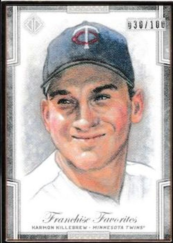 Harmon Killebrew 2019 Topps Transcendent #FFR-HK Franchise Favorites - Reproductions /100 RAW