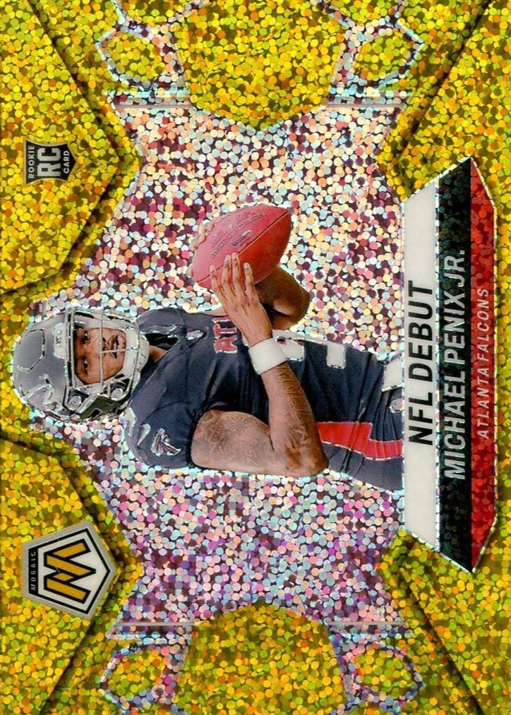 Michael Penix Jr. 2024 Mosaic #274 NFL Debut - Gold Sparkle /24