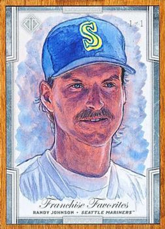 Randy Johnson 2019 Topps Transcendent #FFS-RAN Franchise Favorites Sketch /1 RAW