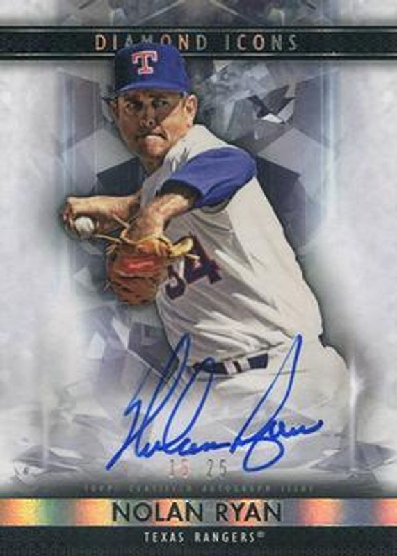 Nolan Ryan 2019 Topps Diamond Icons #DIA-NR Autographs /25 RAW