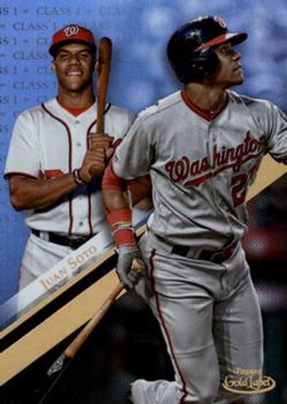 Juan Soto 2019 Topps Gold Label #66 Base RAW