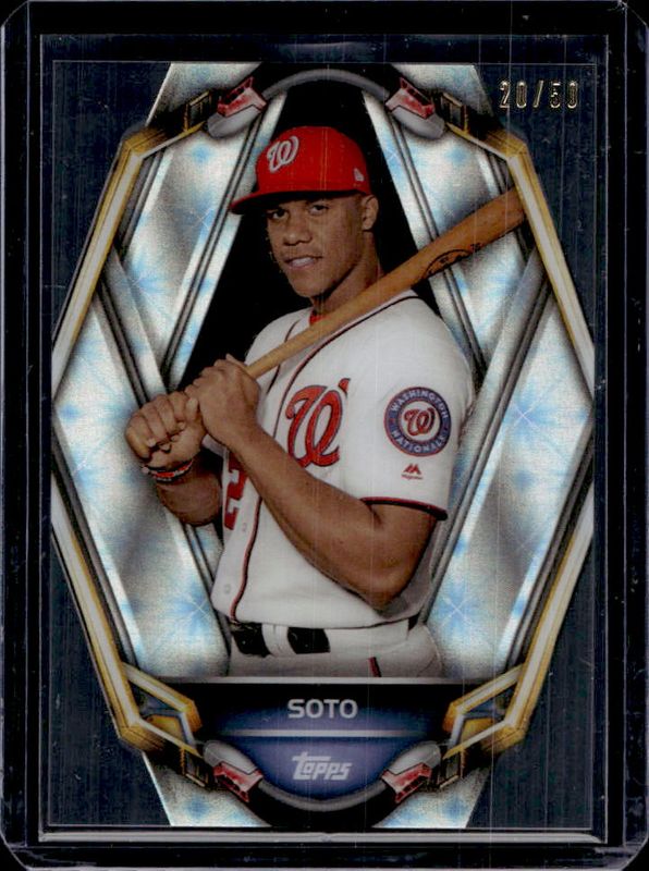 Juan Soto 2019 Topps High Tek #PT-JS PortraiTEK /50 RAW