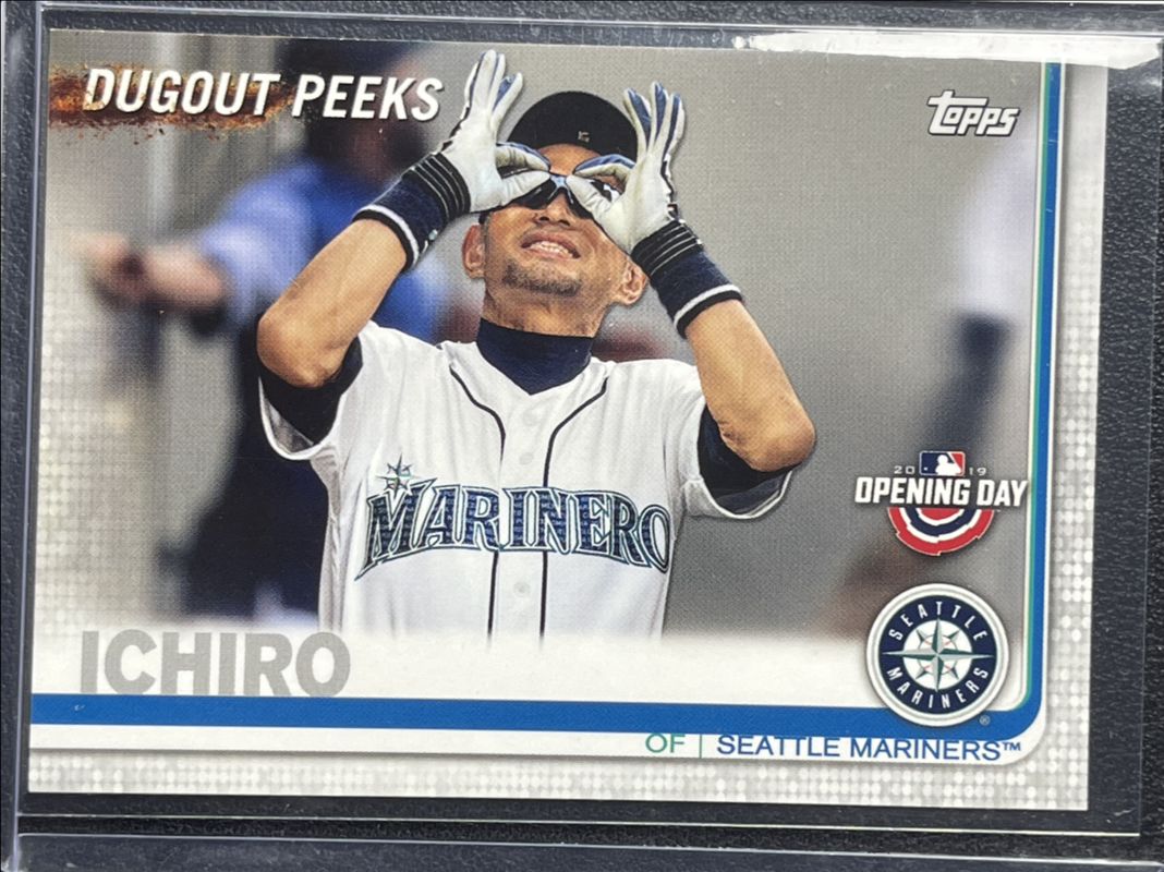 Ichiro Suzuki 2019 Topps Opening Day #DP-6 Dugout Peeks RAW