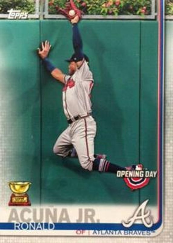 Ronald Acuna Jr. 2019 Topps Opening Day #51b Base RAW