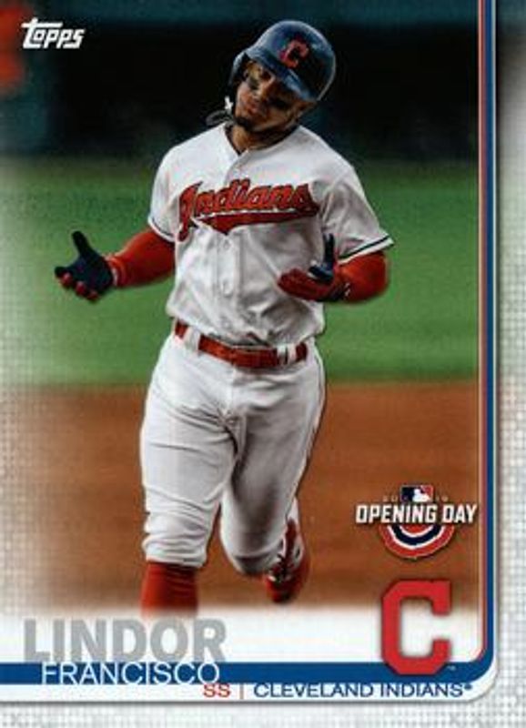 Francisco Lindor 2019 Topps Opening Day #84 Base RAW
