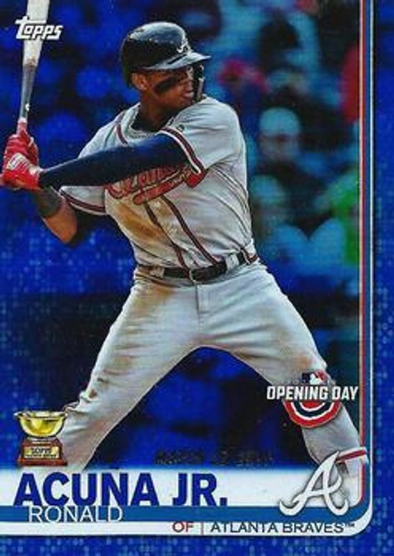 Ronald Acuna Jr. 2019 Topps Opening Day #51 Opening Day Edition /1 RAW