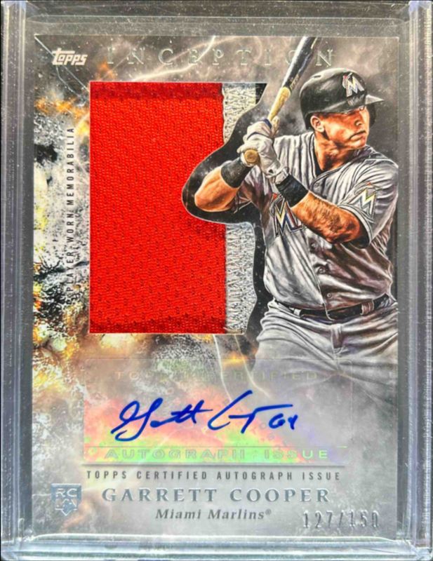 2018 Topps Inception #IAJ-GC Autographs Jumbo Patch Relics /99