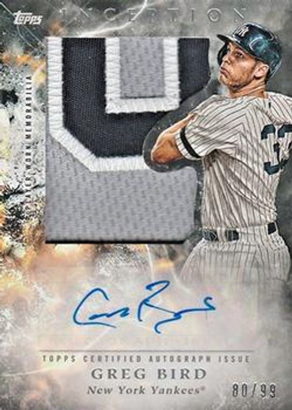 2018 Topps Inception #IAJ-GB Autographs Jumbo Patch Relics /99