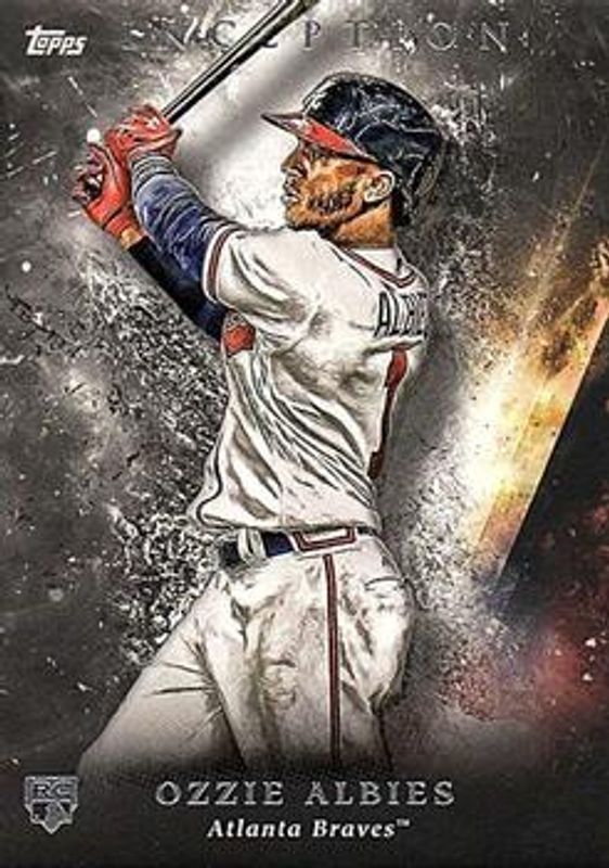 Ozzie Albies 2018 Topps Inception #73 Base Rookie RAW