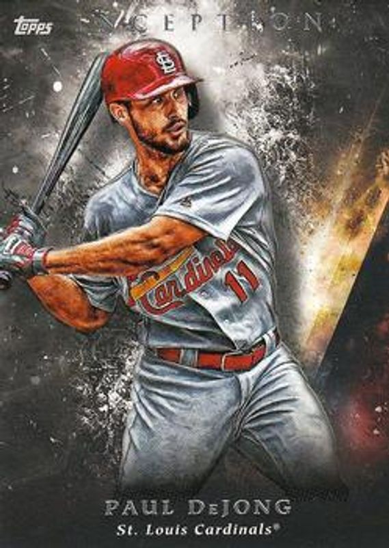 Paul DeJong 2018 Topps Inception #80 Base RAW
