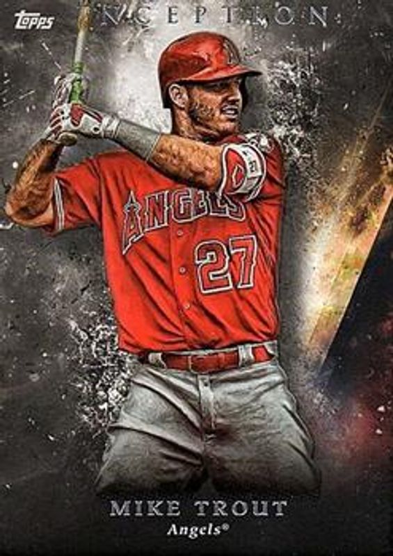 Mike Trout 2018 Topps Inception #100 Base RAW