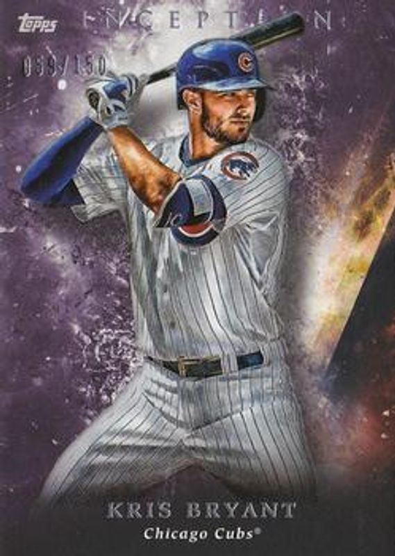 Kris Bryant 2018 Topps Inception #86 Purple /150 RAW