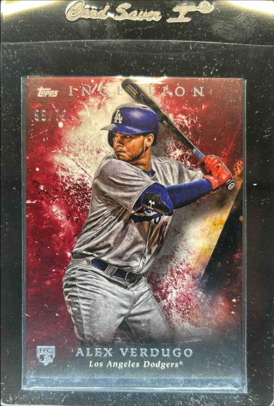 Alex Verdugo 2018 Topps Inception #36 Red /75 Rookie RAW