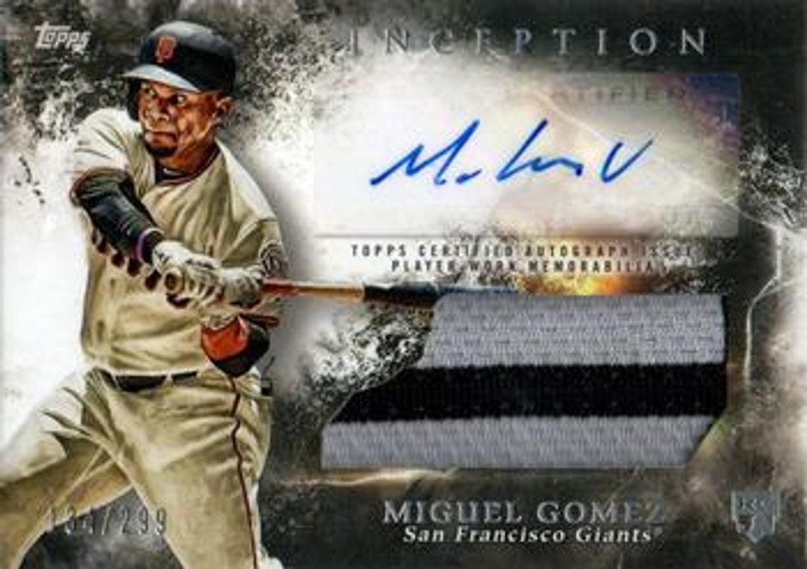 2018 Topps Inception #IAP-MG Inception Autographs Patch Relics /99