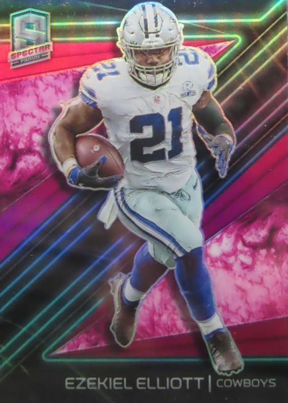 Ezekiel Elliott 2021 Spectra #NN-19 Neon Nights /(SSP) SGC 10