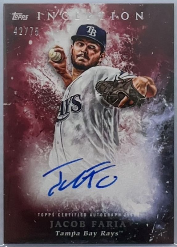 2018 Topps Inception #RES-JF Rookie & Emerging Stars Autographs - Red /75