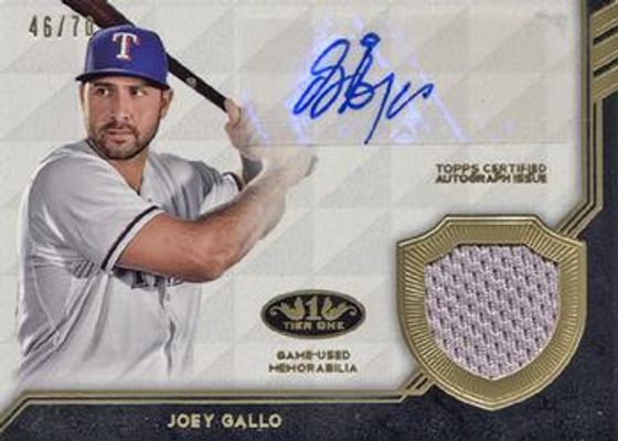 2018 Topps Tier One #AT1R-JG Autographed Tier One Relics /35