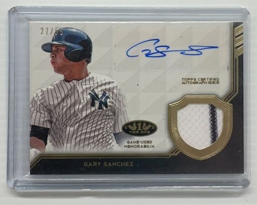 2018 Topps Tier One #AT1R-GS Autographed Tier One Relics /35
